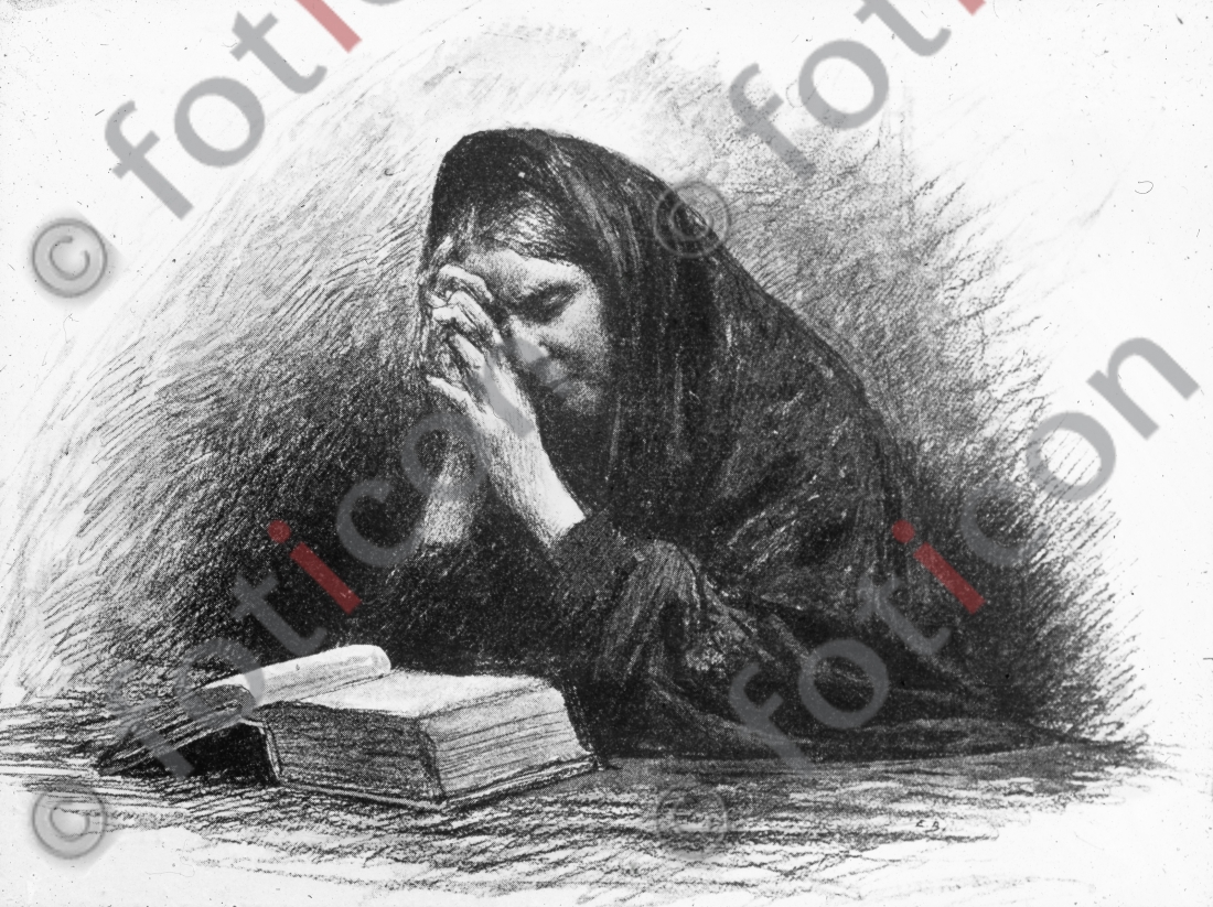 Gleichnis vom Gebet | Parable of Prayer - Foto foticon-simon-132025-sw.jpg | foticon.de - Bilddatenbank für Motive aus Geschichte und Kultur